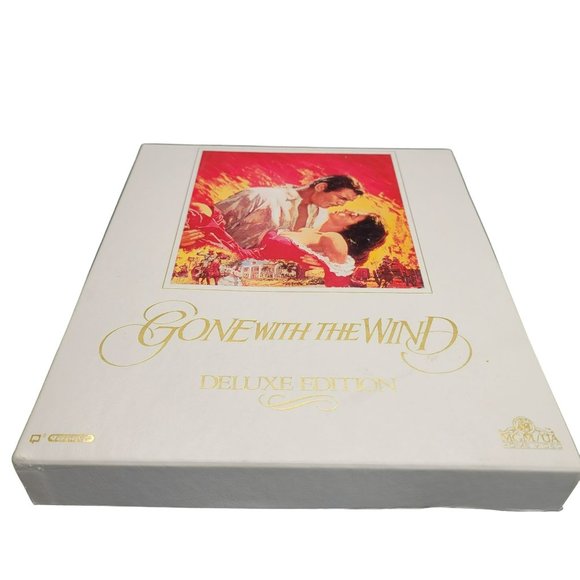 Gone with the Wind VHS Movie Tape Boxed Deluxe Edition Box Set MGM Turner Pd43 - Picture 3 of 5